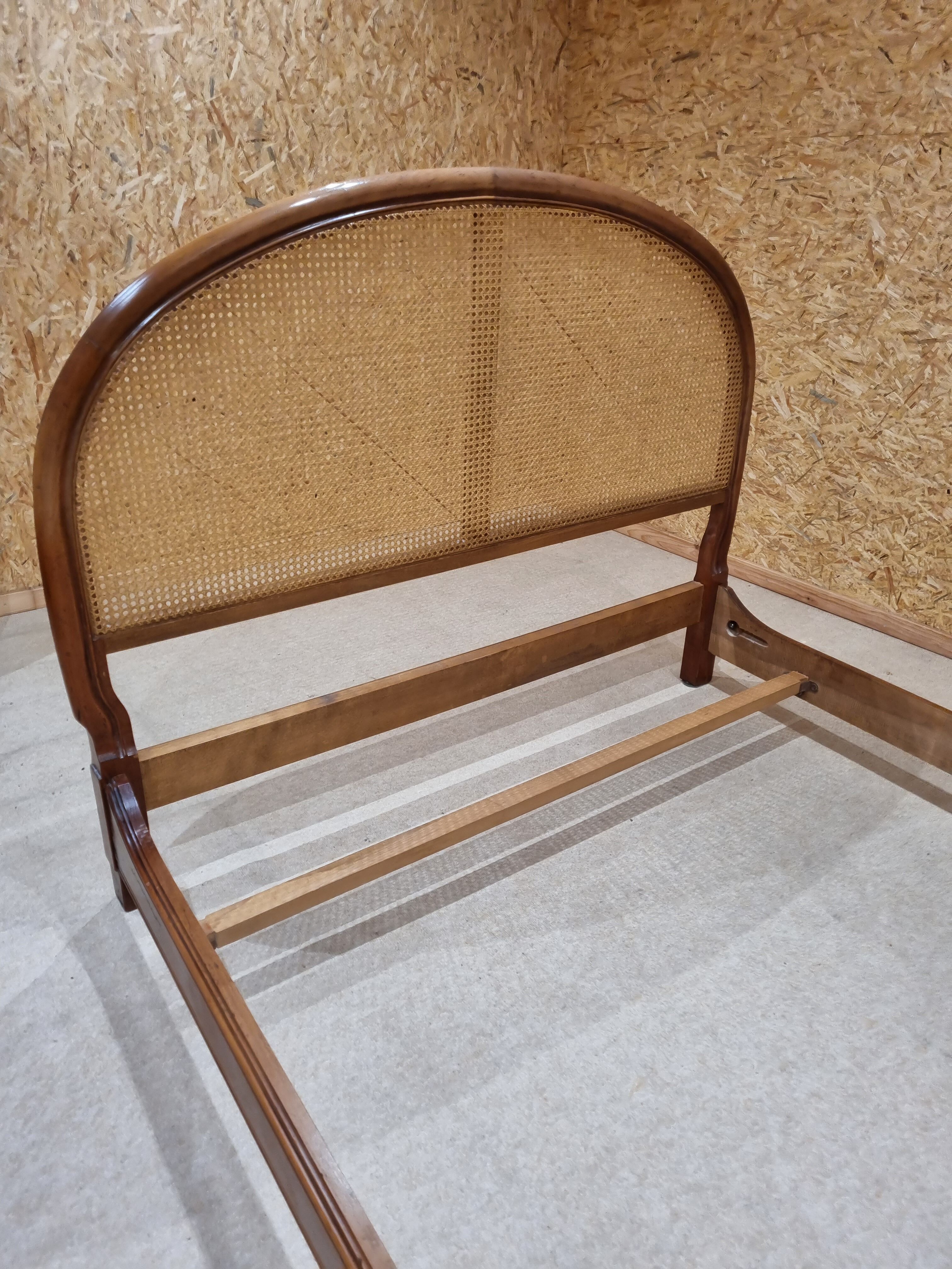 Old cane bed 70s 80s
