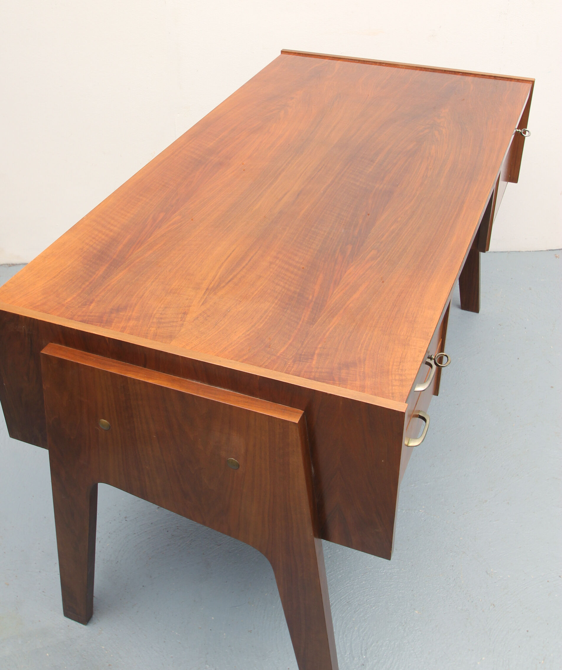 1950s desk in walnut