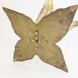 Bronze coffee table golden 1970