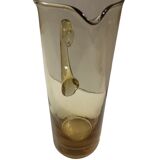 Orangeade pitcher from the 70s, in smoked glass