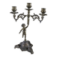Regulated chandelier with three candle holders Angelot