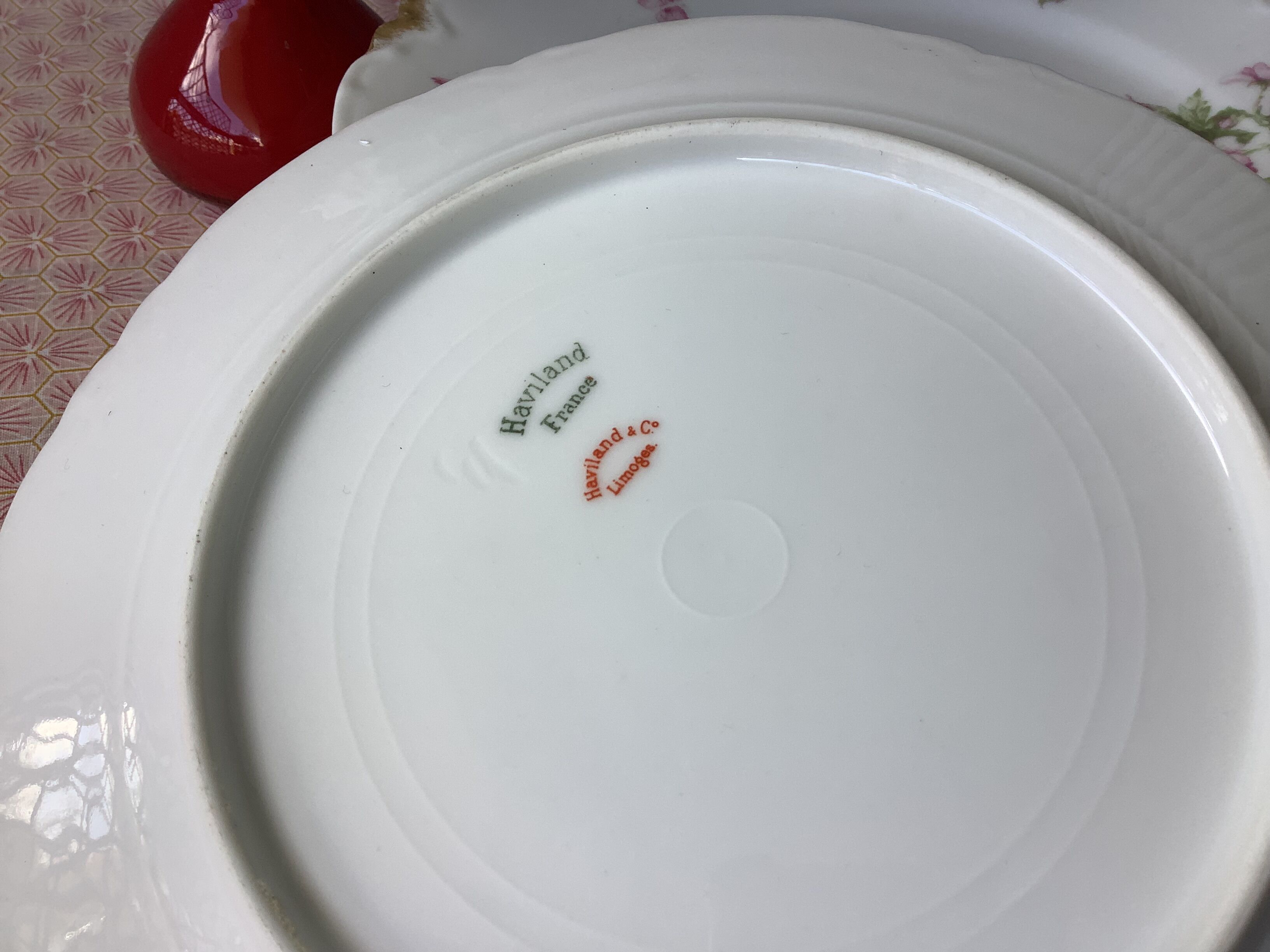 Plates Haviland Limoges 1900 - floral decoration liberty