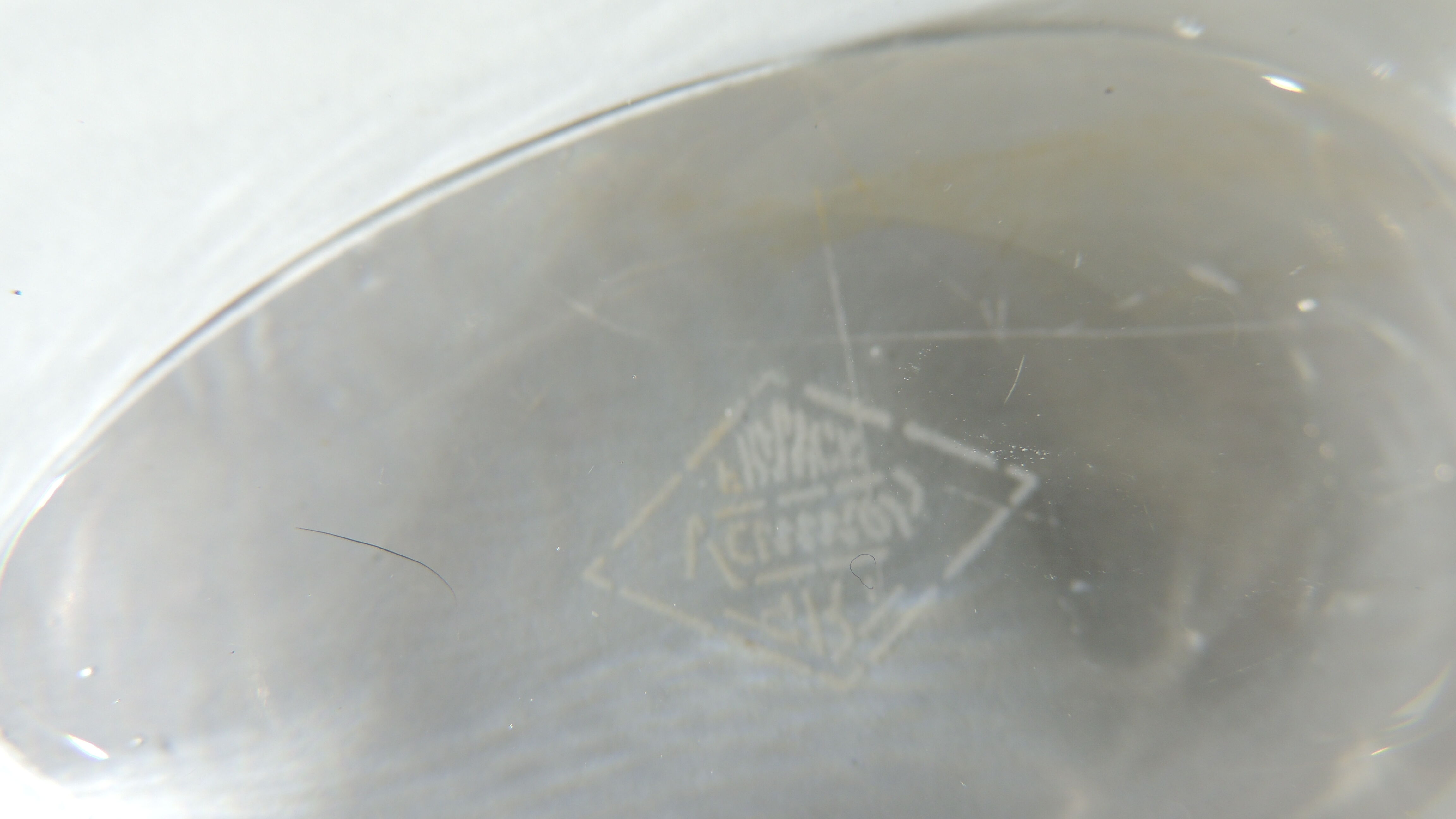 Vide poche « canard » de Vannes cristal vintage