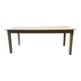 Rectangular table in raw wood
