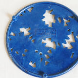 Dessous de plat en fonte émaillée bleu français