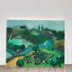 Tableau, huile sur toile paysage naïf