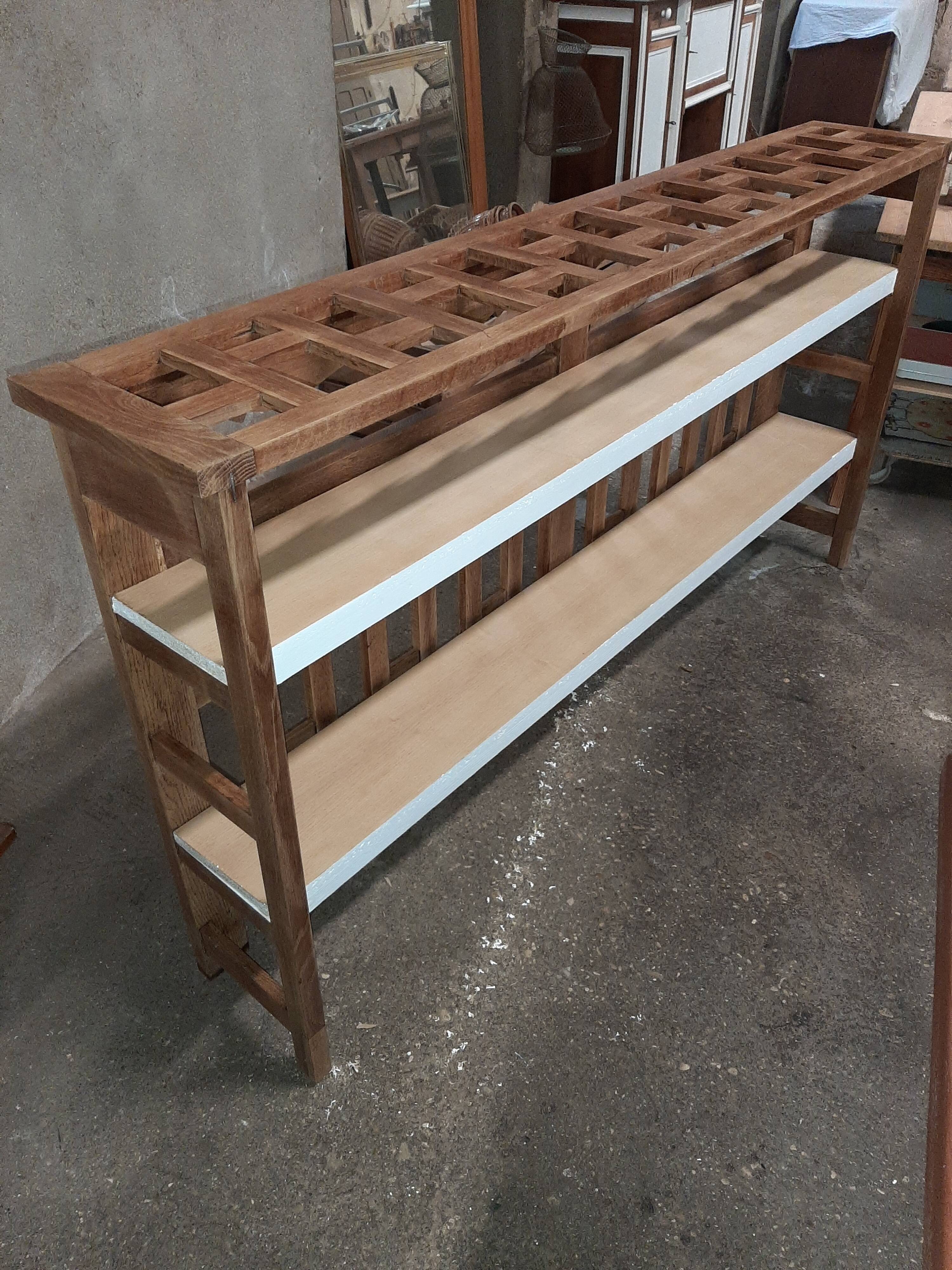 Solid oak shelf
