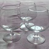 3 glasses of cognac