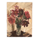 Oil on canvas R. Voyer still life with flowers by 1957