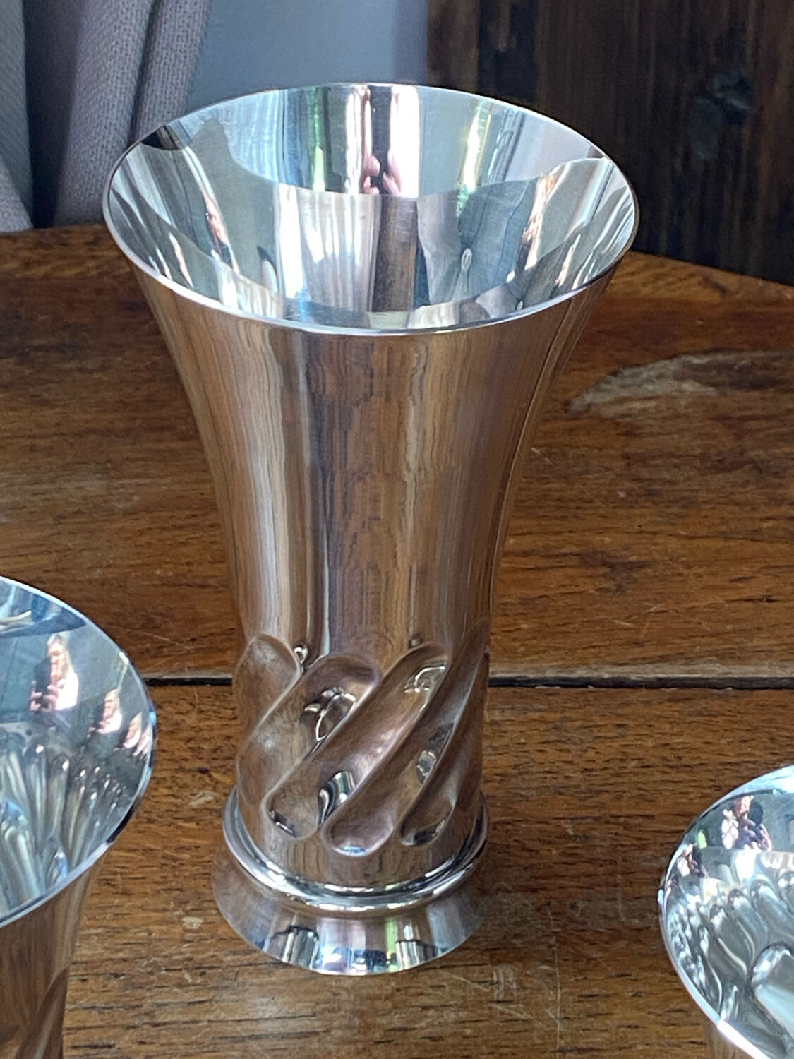 Silver-plated timbales