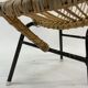 Vintage rattan chair by Dirk van Sliedregt Rohe Noordwolde 1960 in the Netherlands