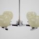 Mid-Century Chandelier by Napako, 1950s, Restored