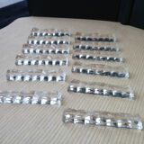 Box of 12 crystal knife holders Triangular shape