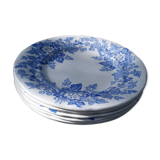 6 plates Sarreguemines Iron Land