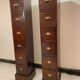 Pair of industrial furniture column 1950