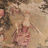 Ancient tapestry painting