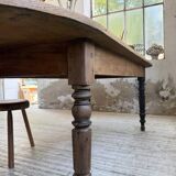 Oval farmhouse table 250cm pine