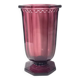 Large art deco vase in amethyst glass from luxval - val saint lambert