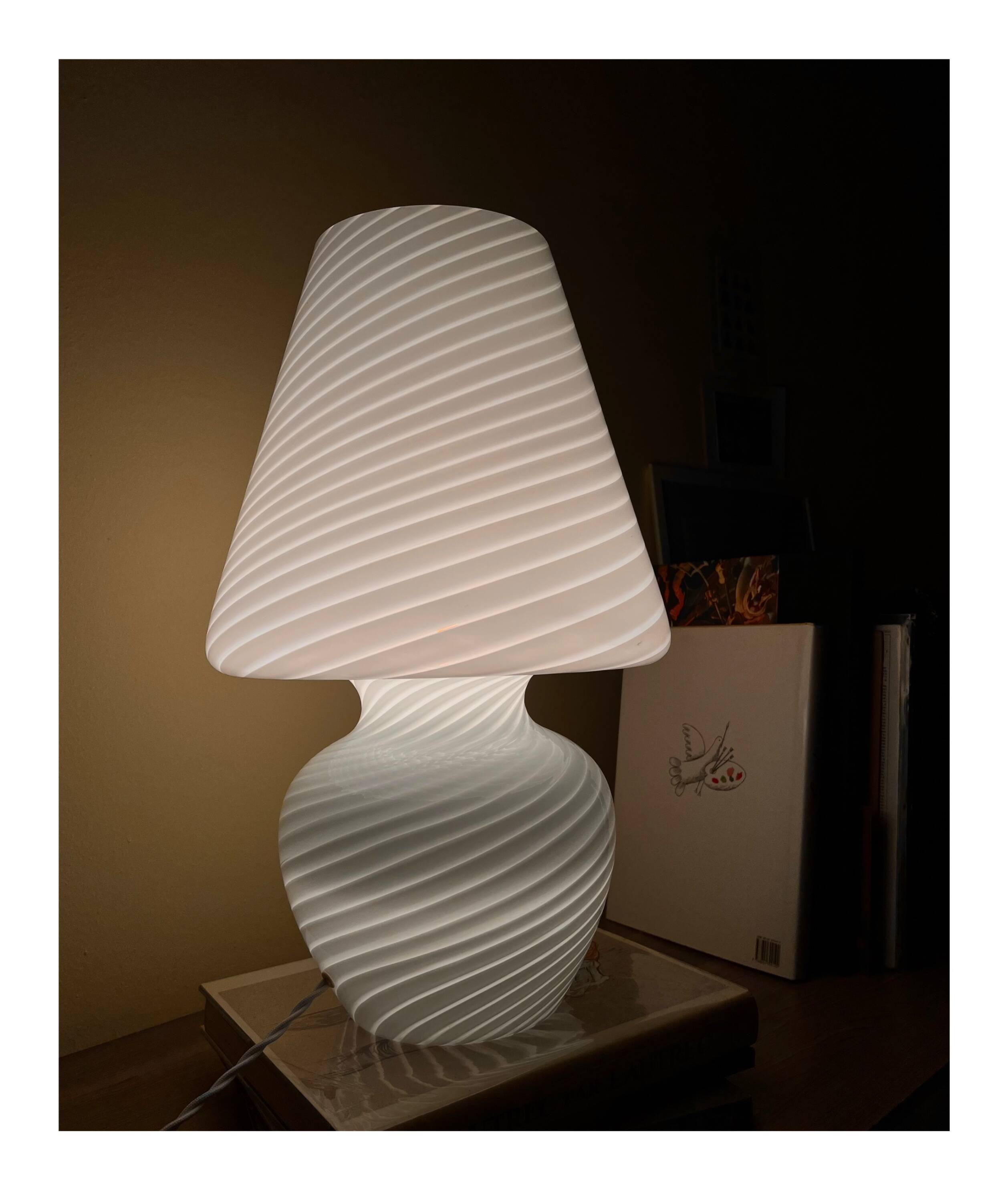 Lampe champignon de Murano