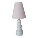 Off-white ceramic lamp