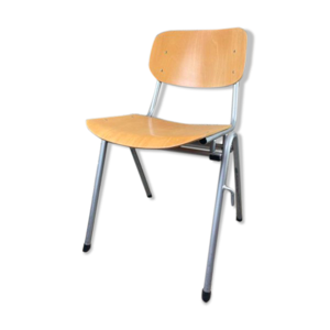 Chaises d'écolier vintage