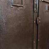 Old riveted wardrobe