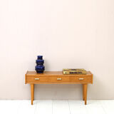 Oak entryway console