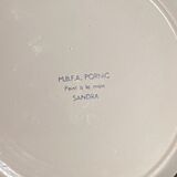 Set of 3 dessert plates M.B.F.A. Pornic