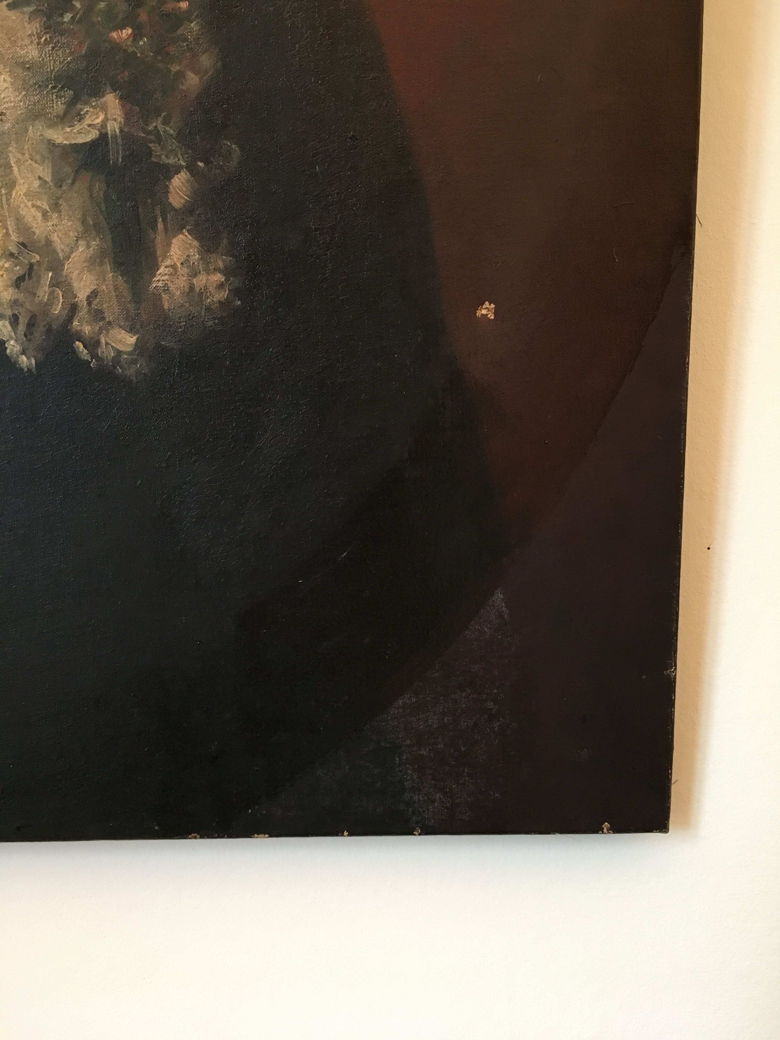 Old portrait of a woman in the late nineteenth century