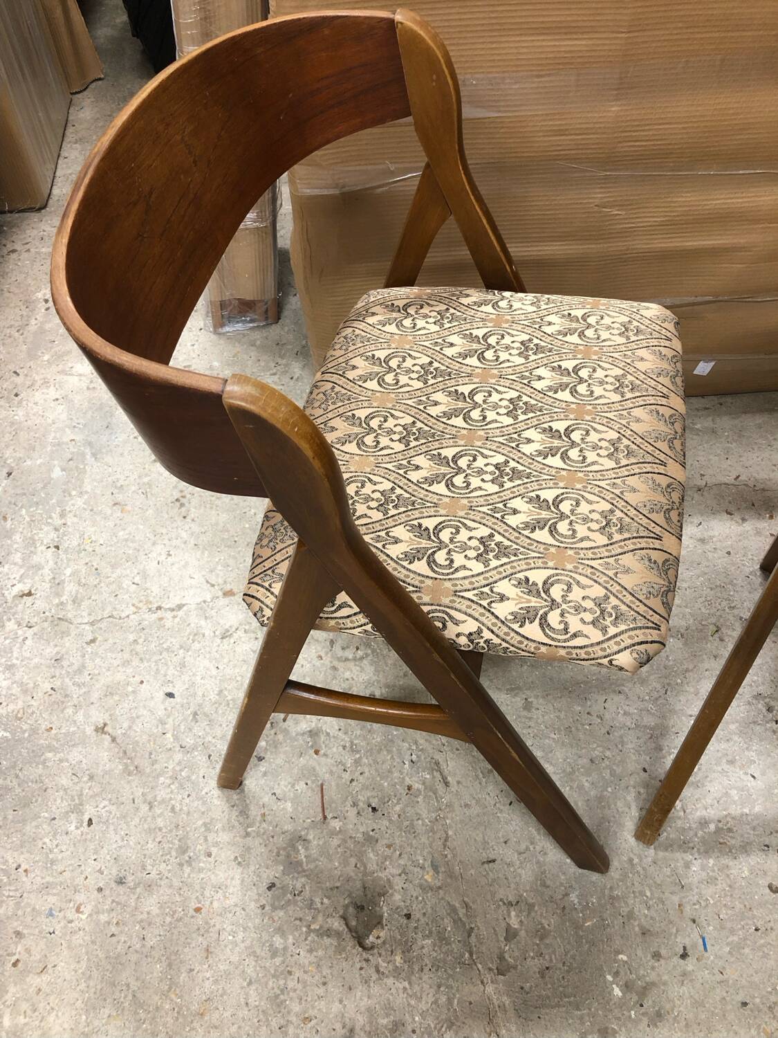 Set of 4 teak chairs, Denmark, 1960