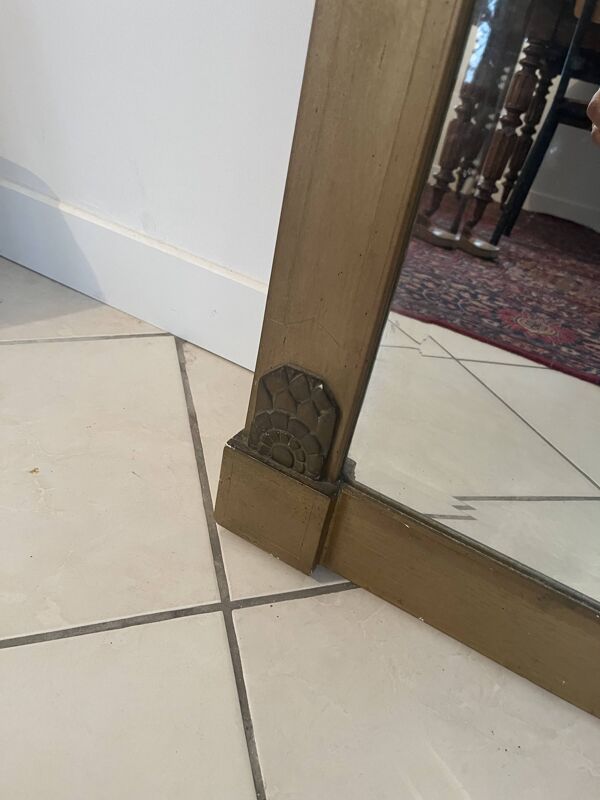 Miroir ancien art déco