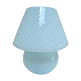 mushroom lamp vintage murano glass