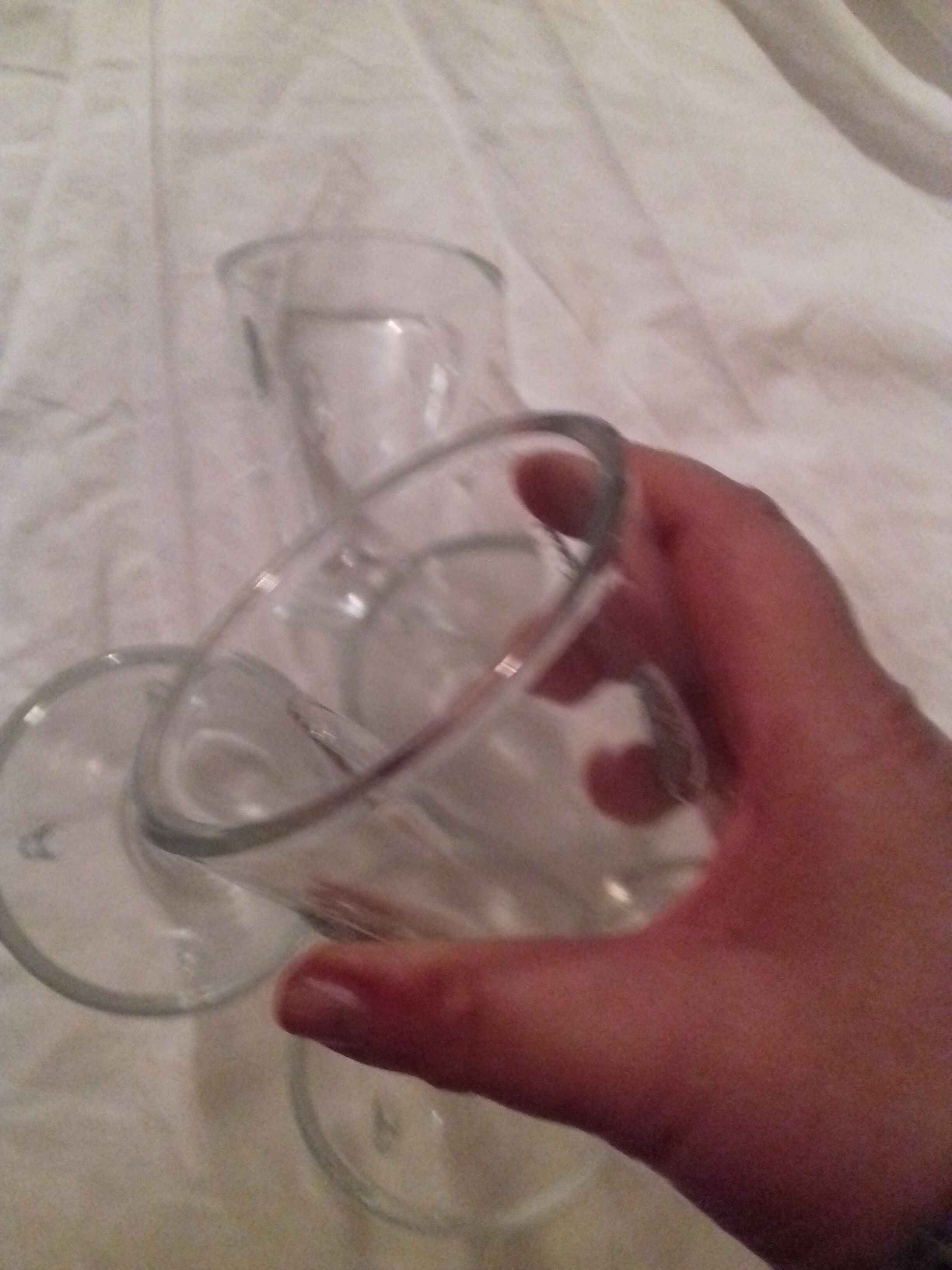 Suite of 6 bee water glasses