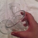 Suite of 6 bee water glasses
