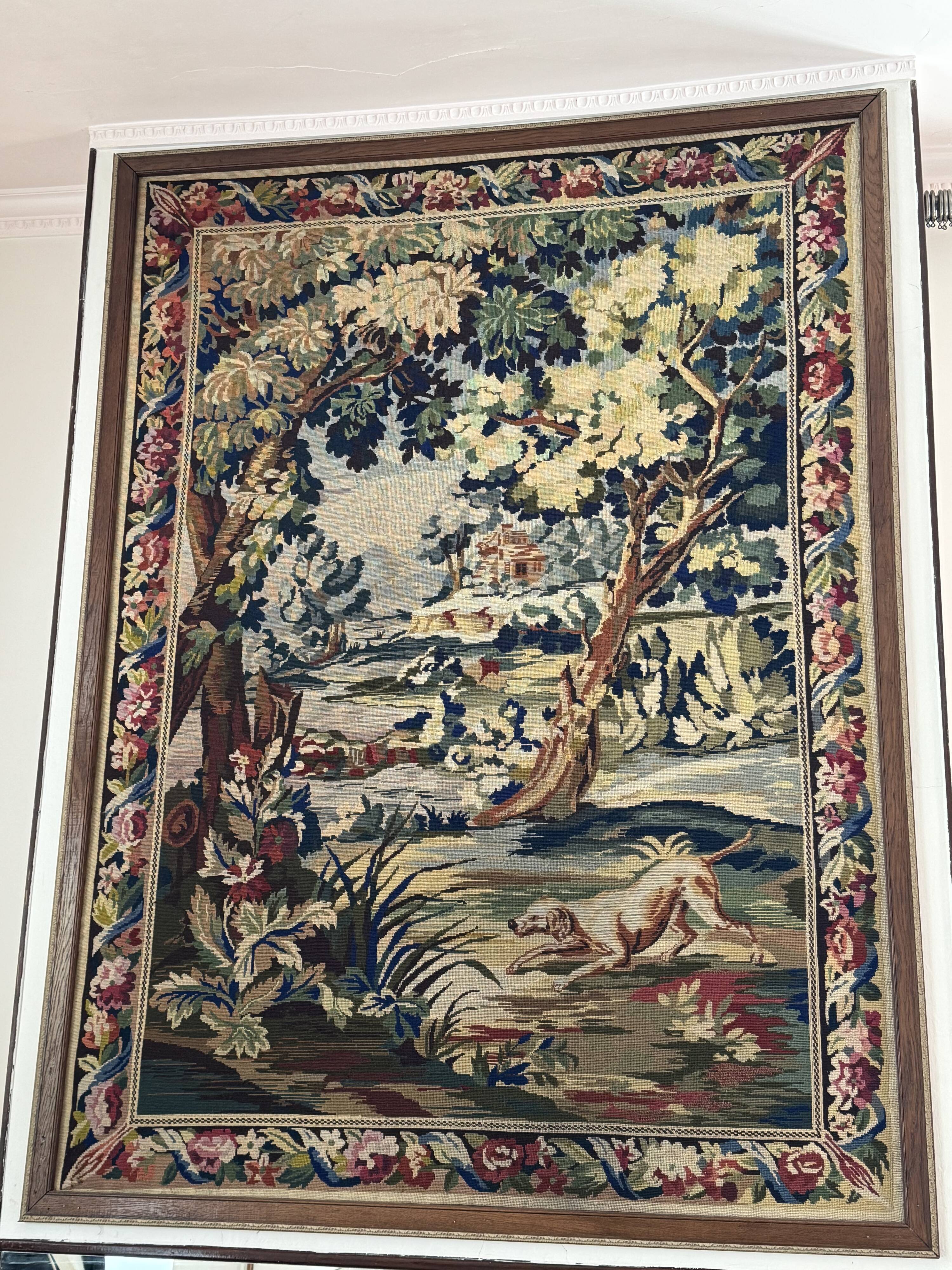 Tapestry in the Style of Aubusson Tapestries