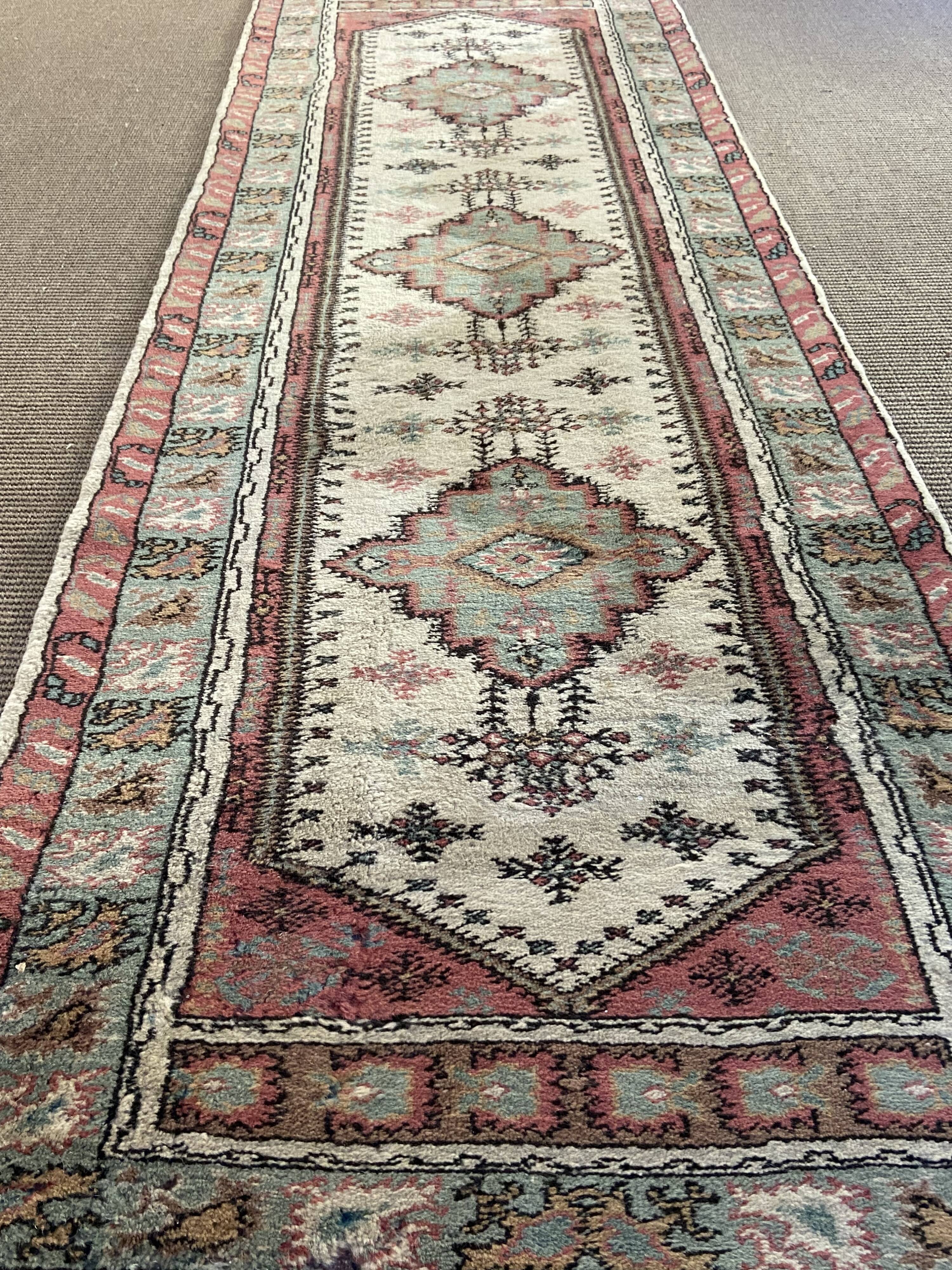Oriental rug gallery hallway rug wool handmade Afghanistan