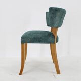 1950s Side Chair in Velvet , Italy