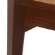Teak coffee table with beveled legs, circa 1960