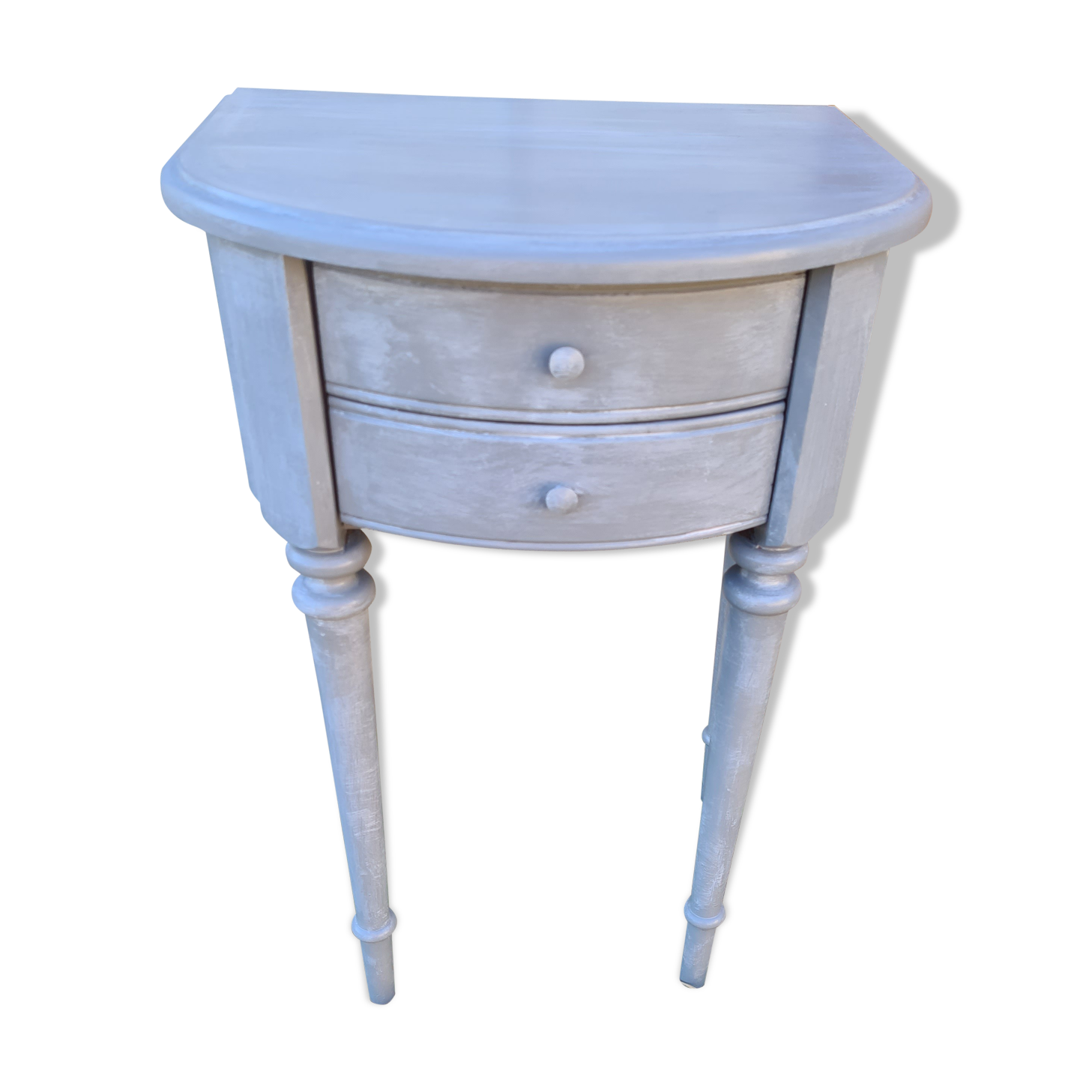 Skated bedside table