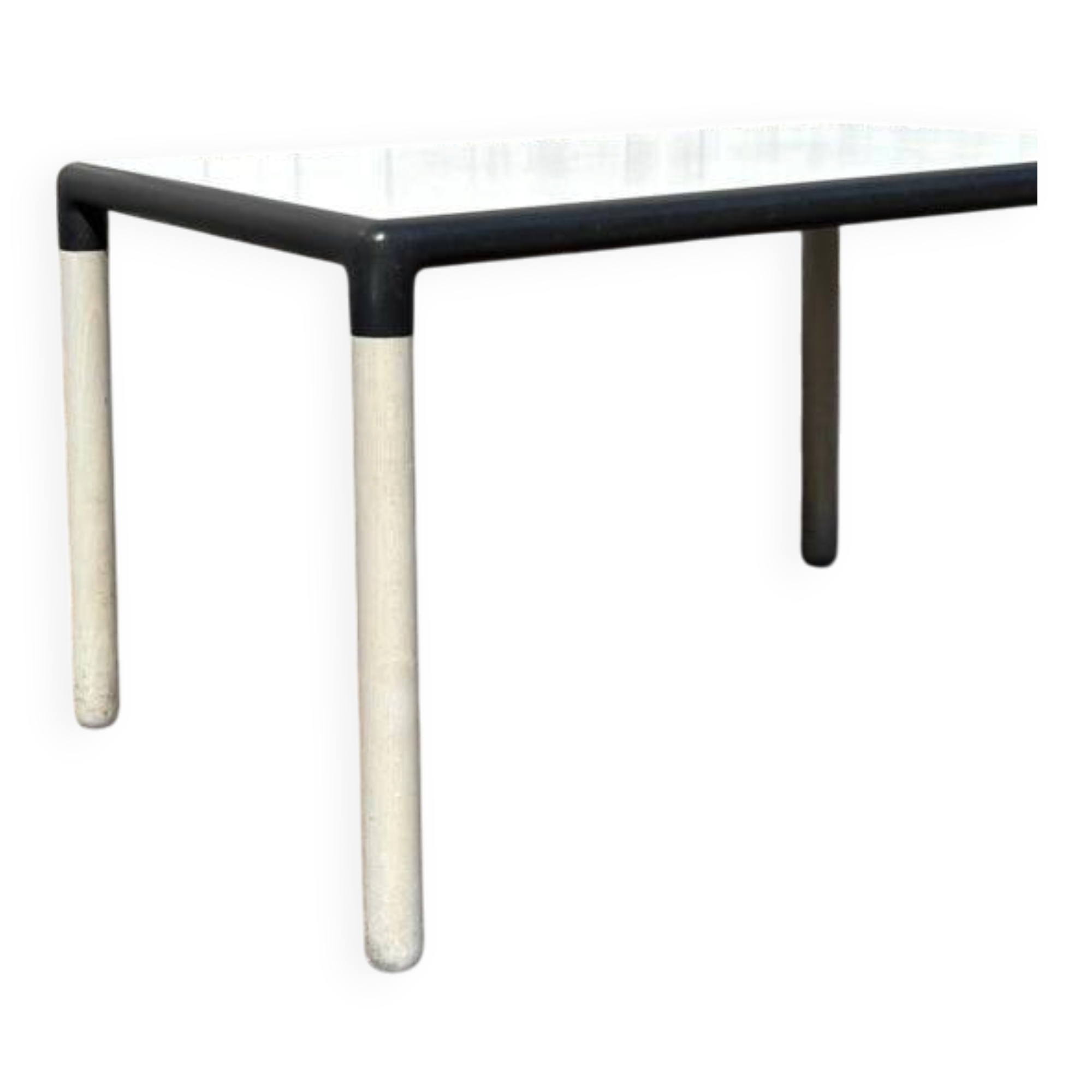 Grey wash Thonet Flex by Gerd Lange dining table – 130×80 cm | Mid-century design with character