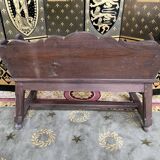 Rustic solid oak bench