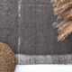 6x9 Dark Brown Handmade Wool Vintage Rug, 196x293Cm