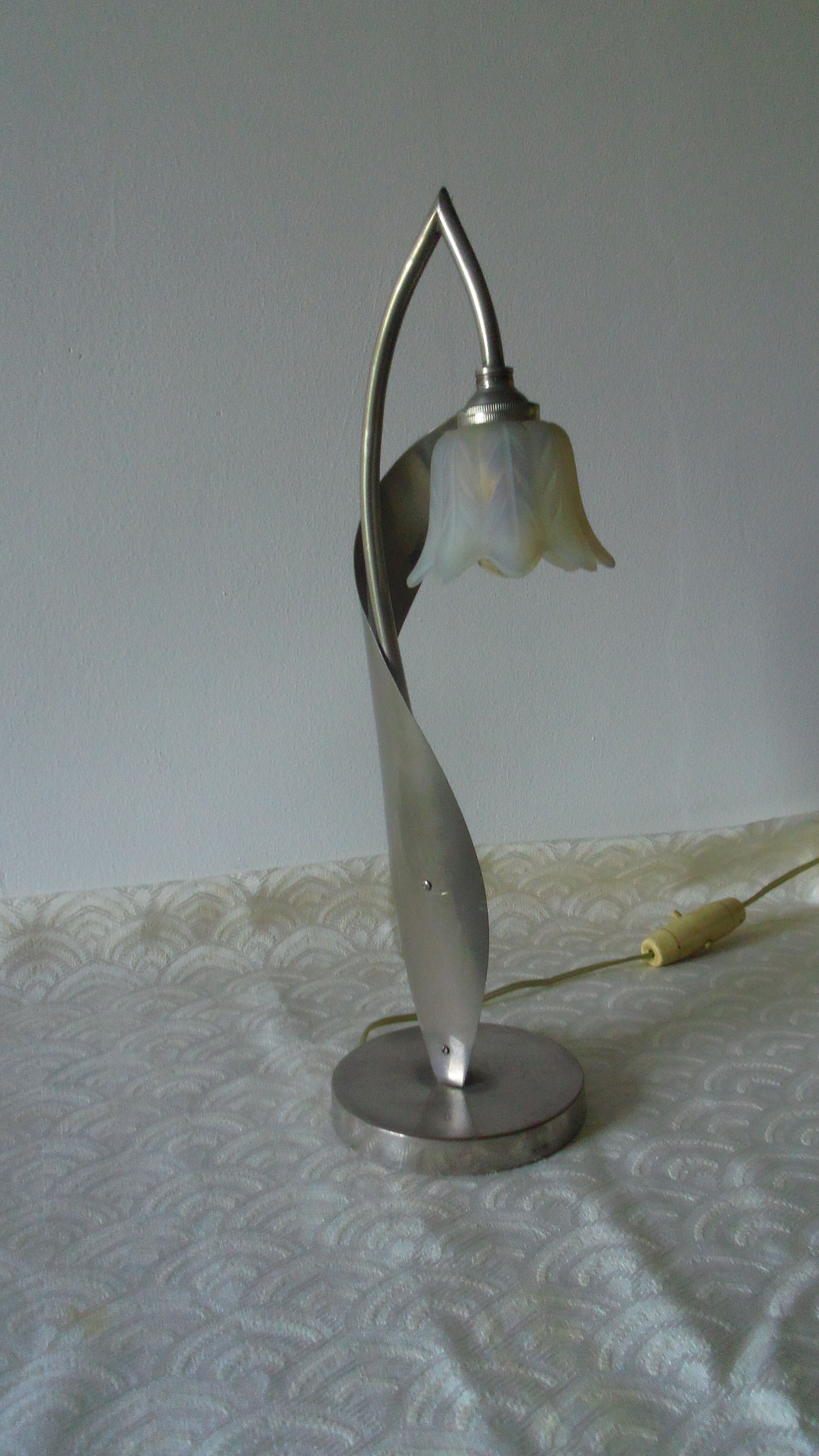 Bedside/table lamp "Lily of the valley". Art Deco