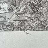 Map of Versailles by Delahaye