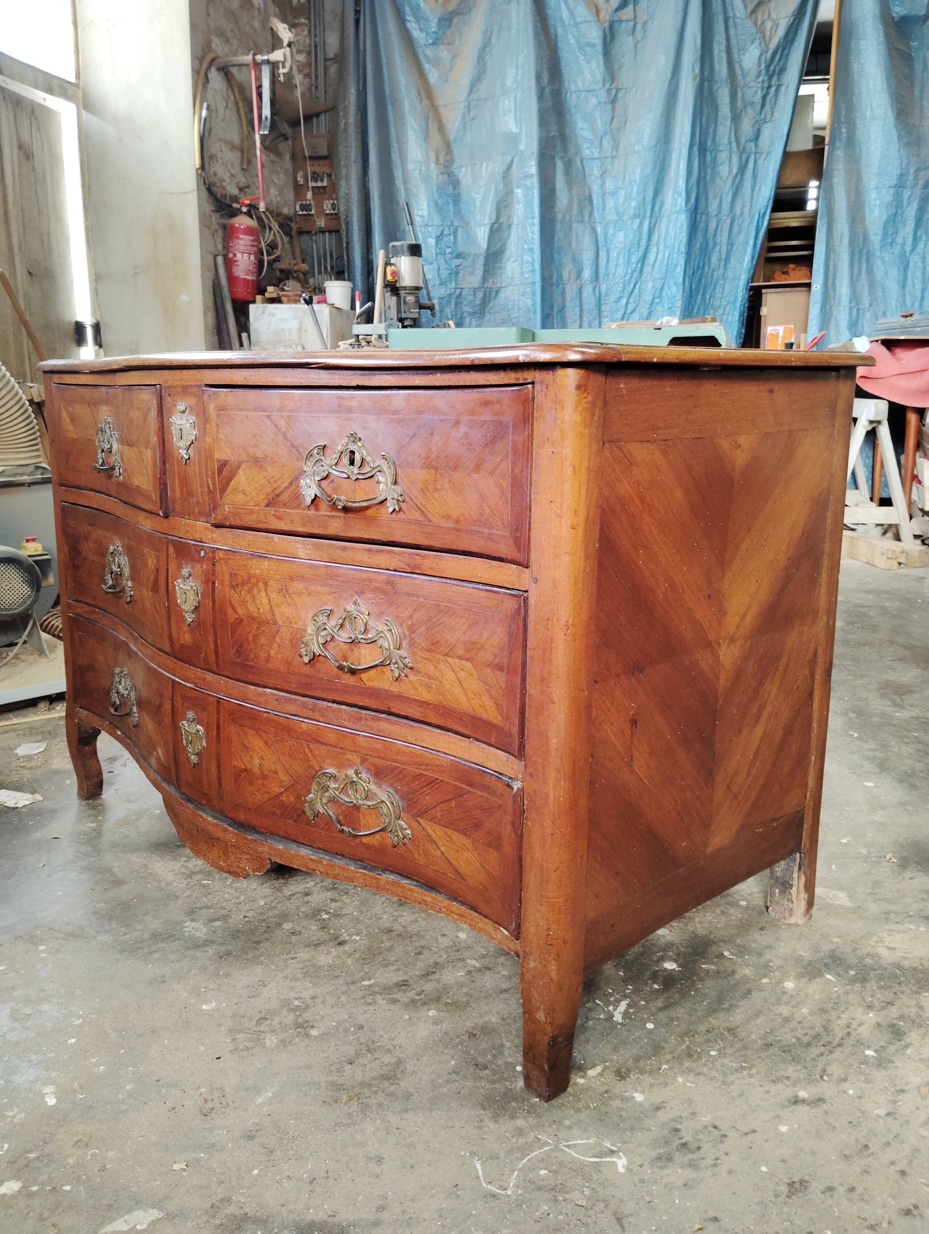 Curved Commode 18th Century