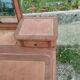 Antique secretary desk in marquetry, Louis XVI style.