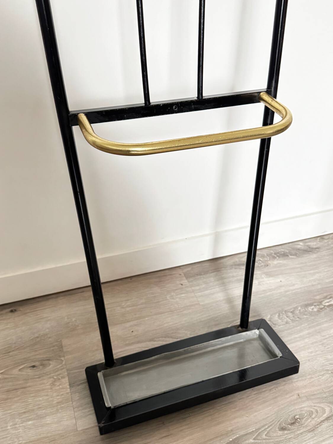 Vintage gold coat rack