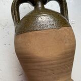 Persimmon glazed terracotta oil jar
