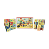Old alphabet cube set