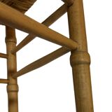 Art Deco chair minimalist oak wicker minimalist design